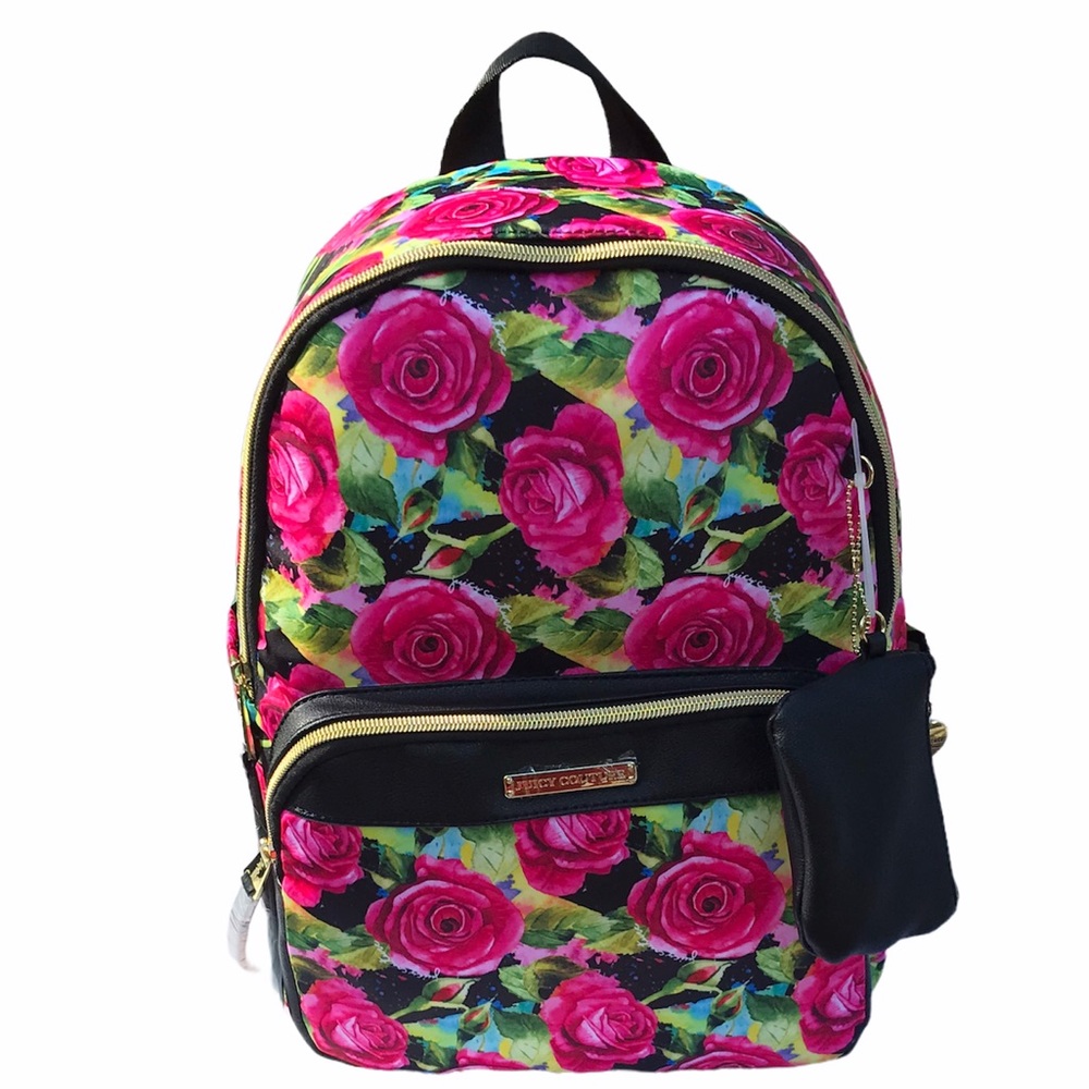 Juicy Couture Floral Rose Backpack